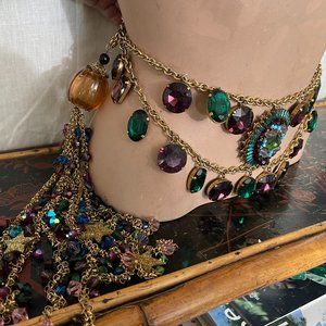 Vintage Couture Erickson Beamon Be Jeweled Belt